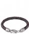 Tommy Hilfiger Armband Woven Leather Bracelet Zwart/bruin (TJ2790047) Tommy Hilfiger Armband Woven Leather Bracelet Zwart/bruin (TJ2790047)